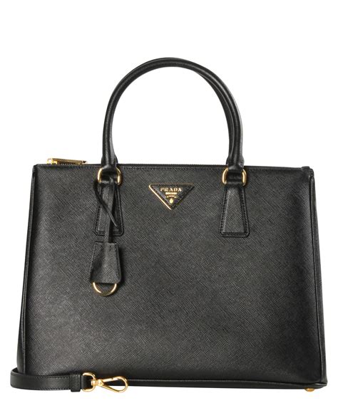 prada damen tasche schwarz galleria
